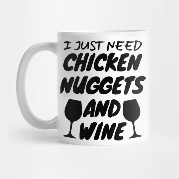 Chicken Nuggets And Wine by LunaMay